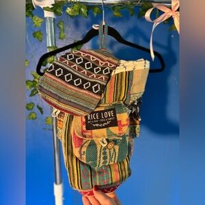 Rice Love upcycled backpack